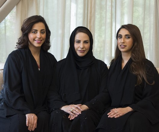 Huda Al Ali And Her Daughters